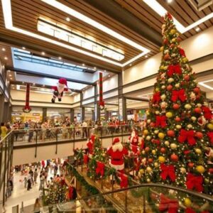 As 10 melhores decorações de Natal para shopping centers