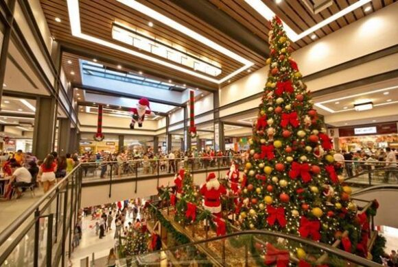As 10 melhores decorações de Natal para shopping centers